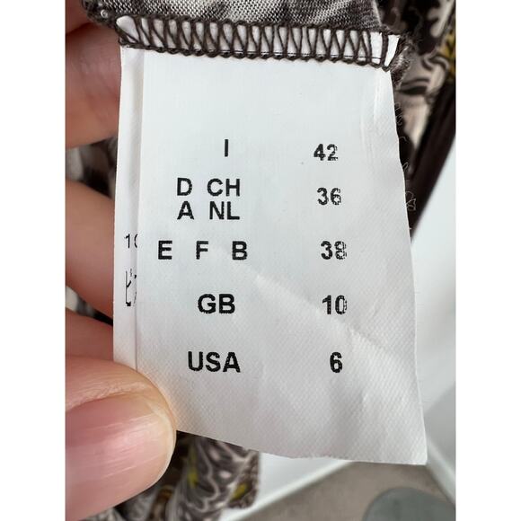 Missoni Multi-color Patterned Bell Sleeve Dress Groovy Funky Psychedelic 6 - Picture 8 of 10